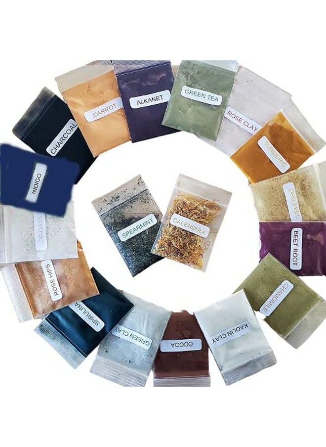 Splendor Santa Barbara - Natural Soap Making Colorant Set - Dye Pigment Powder Soap Supplies Sampler Kit Variety Pack For Handmade Cosmetics Bath & Body Scrubs, Masks, Bath Bombs & More Diy - Image 1