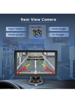 MSMR 7 Inch apple Carplay Wireless Portable Car Touch Screen for Car With 12LED Backup Camera, Wireless Android Auto Car Stereo with Bluetooth airplay AUX Cable & 64G TF Card  - Image 4