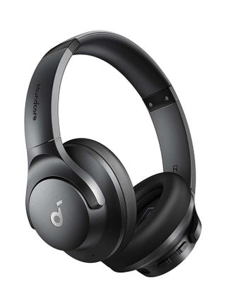 Q20i Hybrid Active Noise Cancelling Foldable Headphones, Wireless Over-Ear Bluetooth, 40H Long ANC Playtime, Hi-Res Audio, Big Bass, Customize via an App, Transparency Mode Black - view 2
