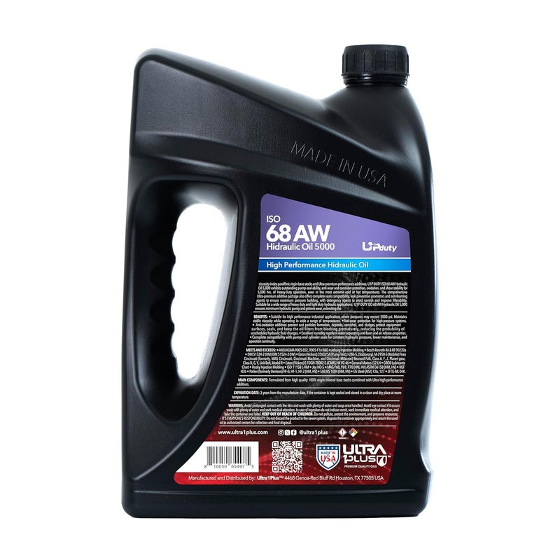 ULTRA 1PLUS زيت هيدروليكي ULTRA 1PLUS ISO 68 AW - 1 جالون أمريكي (4 QT) - Image 2
