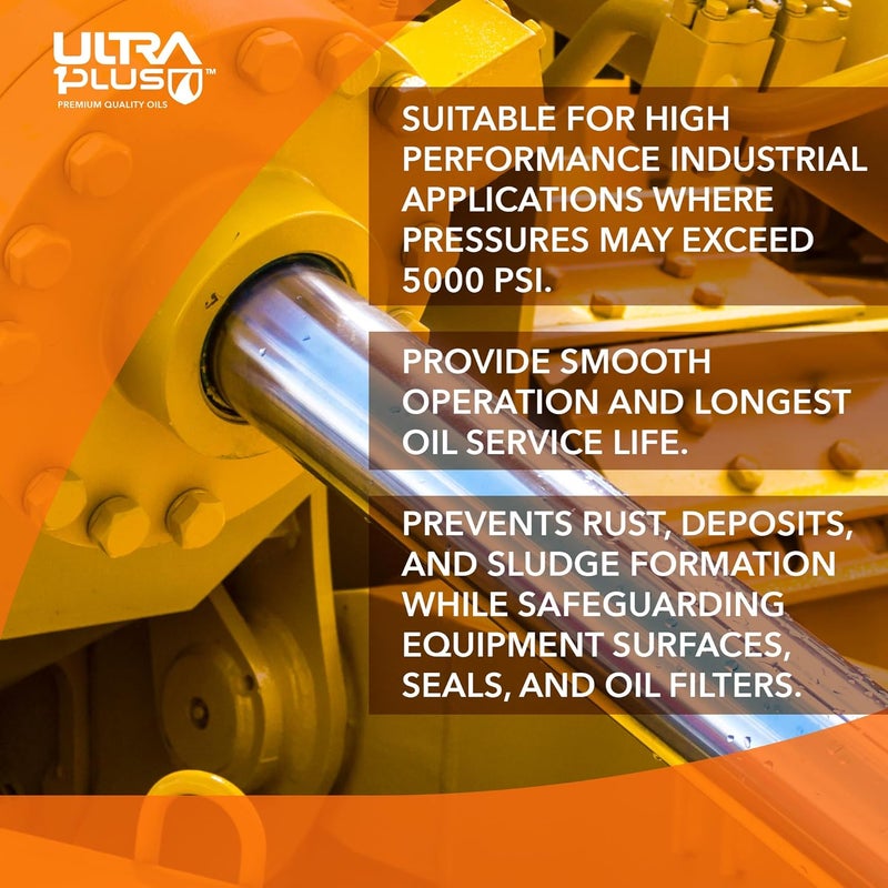 ULTRA 1PLUS زيت هيدروليكي ULTRA 1PLUS ISO 68 AW - 1 جالون أمريكي (4 QT) - Image 5