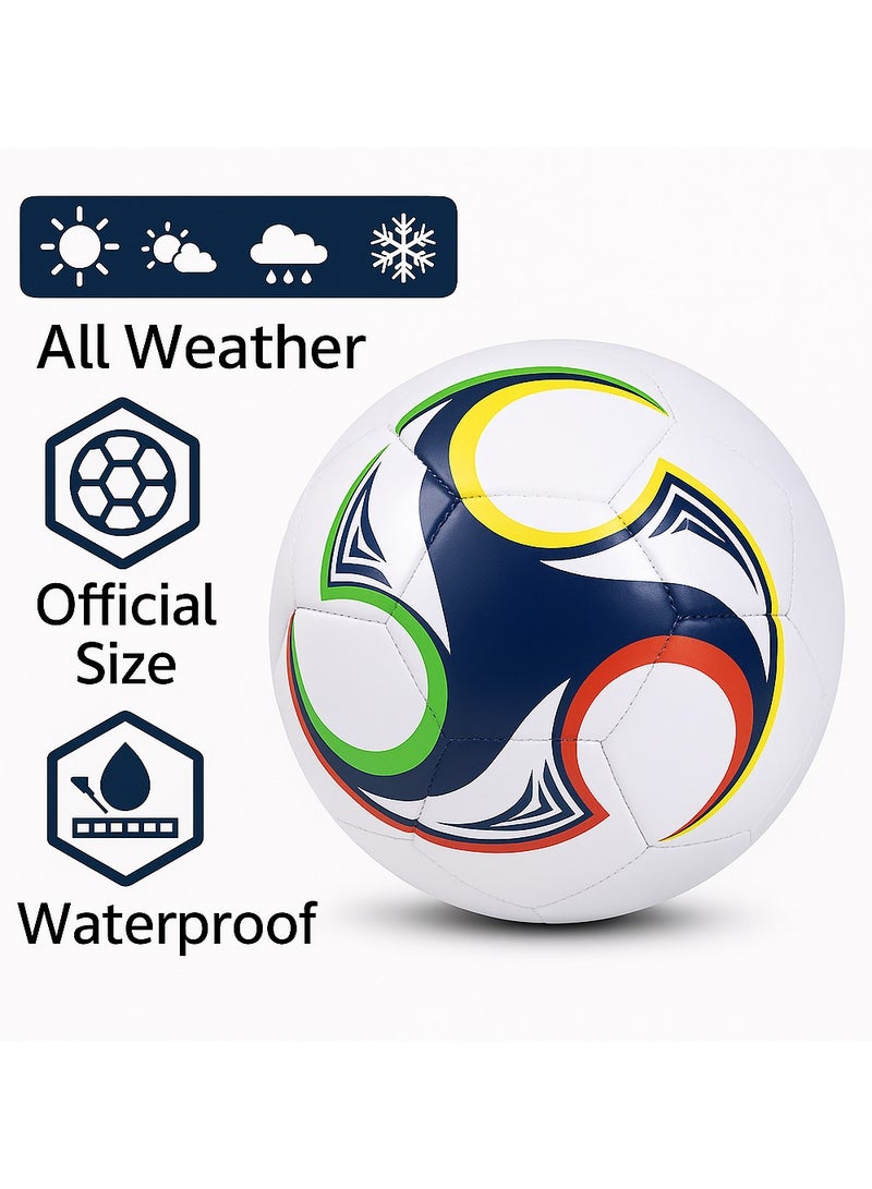 diu toyz Football Official 5 Colour Whirlwind - Image 3