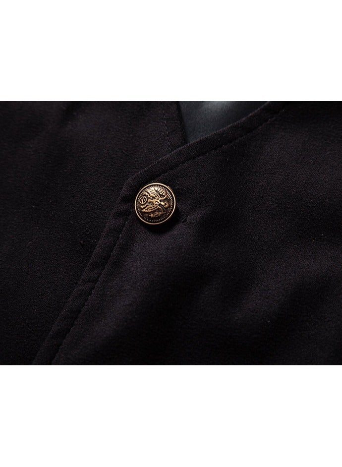 KUYING New Fashionable Herringbone Patterned Suit Vest  - Image 3
