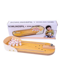 Cool Baby COOLBABY Fun Wooden Tabletop Mini Bowling Game Children's Educational Toys Decompression Gadgets Little Finger Toys  - Image 1