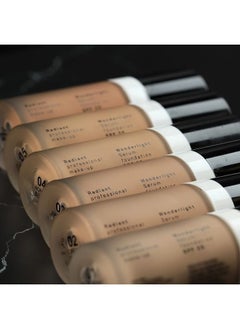 RADIANT PROFESSIONAL MAKE UP / HELLENICA Radiant Professional Wonderlight Serum Liquid Foundation for Makeup Kit - Alternative to Bronzer Powder - Color Corrector & Under Eye Concealer - Matte Eyeshadow Base - 1.01 oz - Porcelain Beige (01)  - Image 5