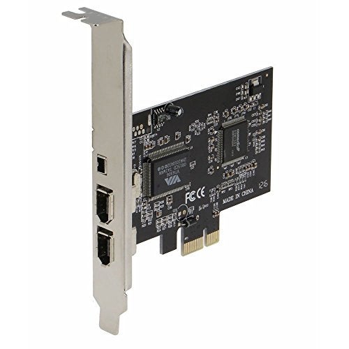 Sedna - PCIe (PCI Express) 3 Ports 1394A (Firewire) Adapter Card (VIA) (3E, 2X 6 Pin + 1 x 4 Pin External Port) with Low Profile Bracket - Image 2