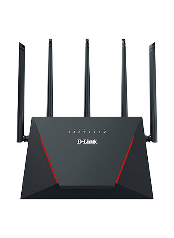 D-Link DIR-X3000Z AX3000 Mesh Gigabit Wireless Wi-Fi 6 Router, Up to 3Gbps True Gigabit Speed, 160 MHz Bandwidth & 1024QAM, 5* Antennas, Easy Mesh Supported, 1* Gb WAN / 3* Gb LAN, Black | DIR-X3000Z Black - Image 2