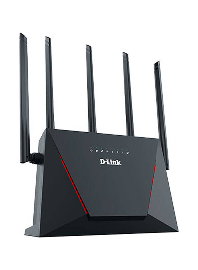 D-Link DIR-X3000Z AX3000 Mesh Gigabit Wireless Wi-Fi 6 Router, Up to 3Gbps True Gigabit Speed, 160 MHz Bandwidth & 1024QAM, 5* Antennas, Easy Mesh Supported, 1* Gb WAN / 3* Gb LAN, Black | DIR-X3000Z Black - Image 3