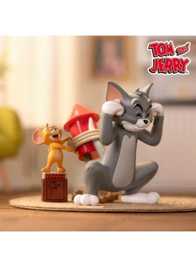 52TOYS صندوق مفاجآت: توم وجيري يتشاجران، قطعة واحدة عشوائية، تماثيل لشخصية كرتونية مضحكة - Image 5