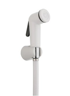 LAWAZIM ABS Bidet Sprayer Kit with -1.2m White- Wall-Mounting Water Saving Handheld Spray with Adjustable Pressure for Personal Hygiene and Plant Watering  - Image 2