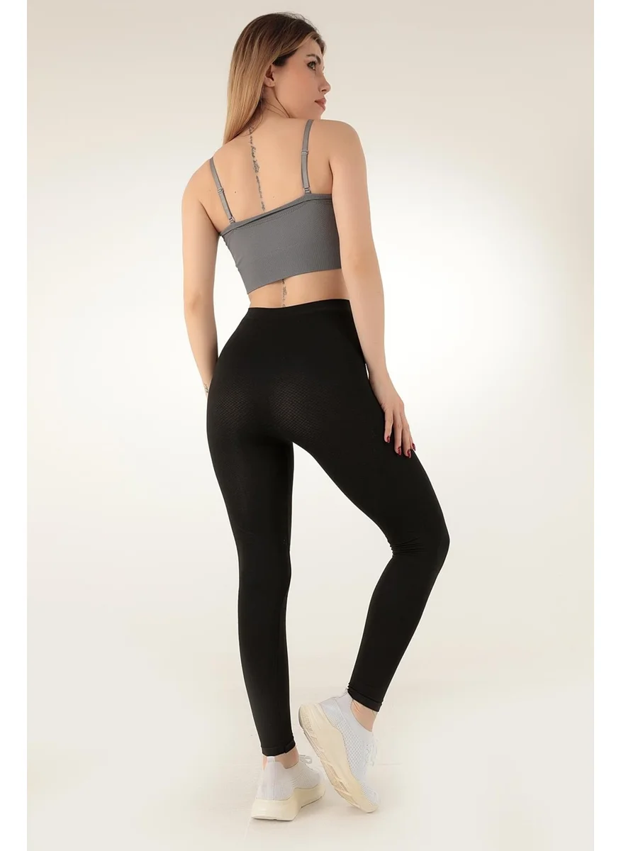 Miorre Women's Seamless Printed Sports Tights