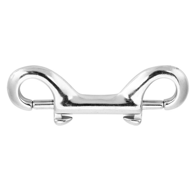 Silver Durable Stainless Steel Double Ended Clip Hook 90mm Bolt Snap Scuba Diving Buckle - 316 Marine Grade Corrosion Resistant Fastener for Scuba Diving Gear - Image 3