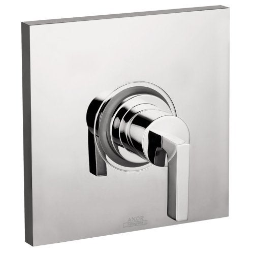 AXOR Citterio Modern Minimalist Easy Control 1-Handle 7-inch Wide Pressure Balance Shower Valve Trim in Chrome, 39414001 - Image 1