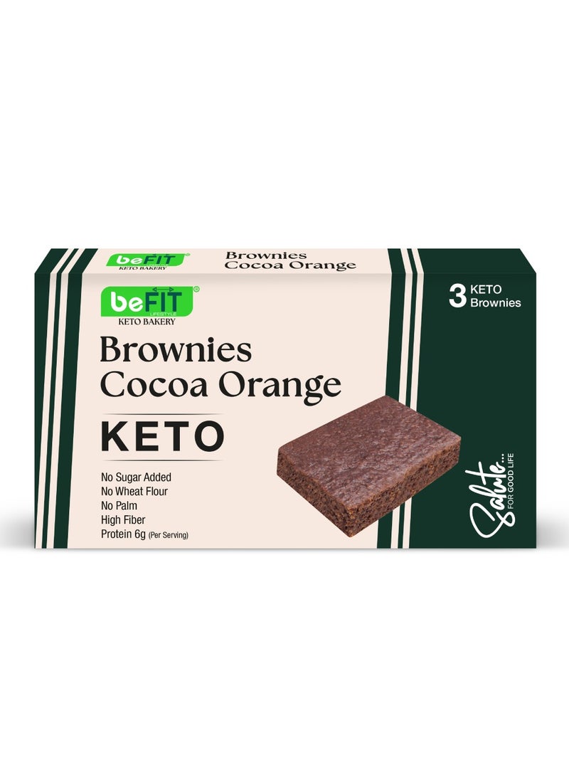 BeFit Keto Salute Low Carbs Cocoa Orange Brownie - Image 1