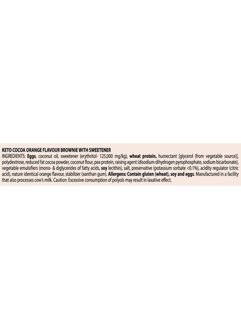 BeFit Keto Salute Low Carbs Cocoa Orange Brownie - Image 3