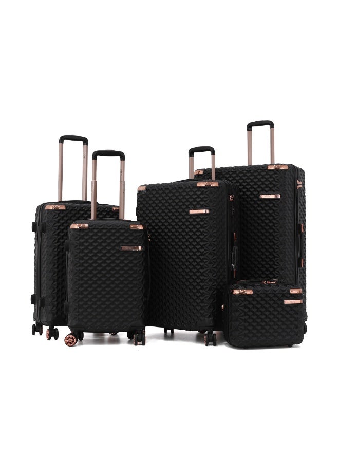 Capital 5-Piece ABS Hardshell Luggage Set (32/28/24/20/14 Inch) –Lightweight Spinner Suitcases with TSA Lock - Image 1