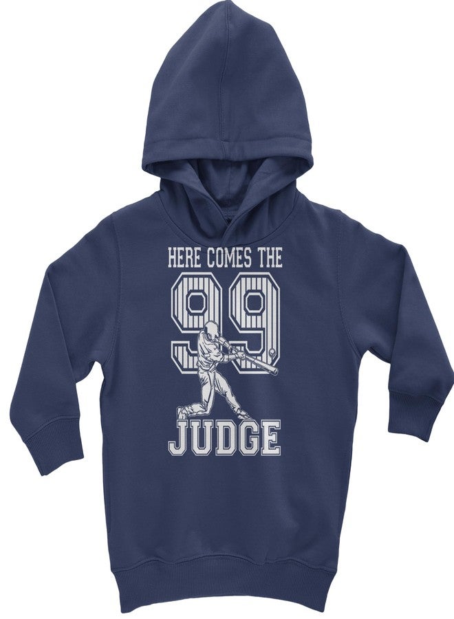 The Pxv Toddler Hood Here Comes The Judge 99 5/6T Navy Blue - Image 1