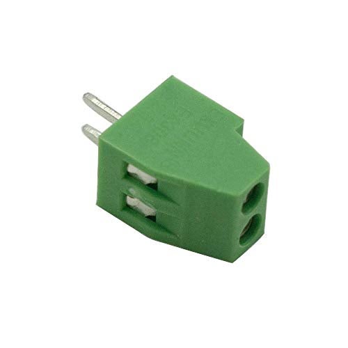Hxchen 20Pcs 2-Pin 2.54mm Pitch 150V 6A PCB Mount Screw Terminal Block Connector - Image 2