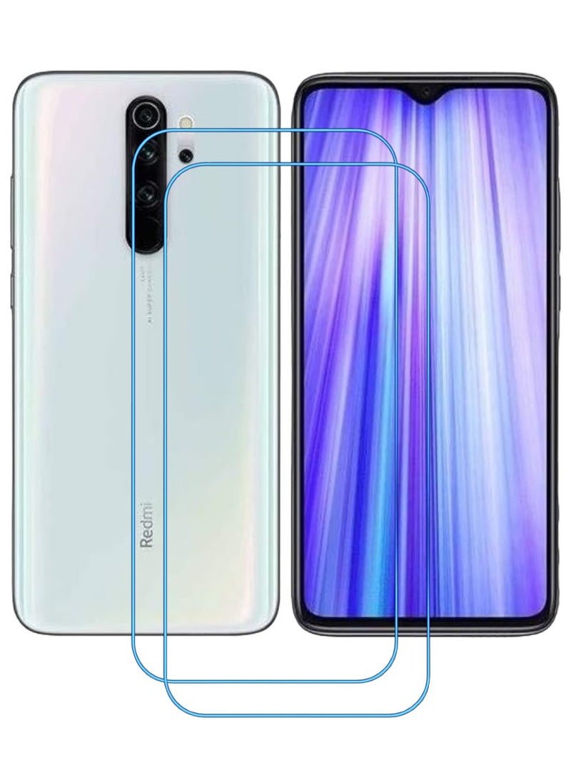 ACLIX 2 Pieces Antistatic ESD Dustproof Premium Quality High Definition Clear Tempered Glass Screen Protector Designed For Xiaomi Redmi Note 8 Pro - Image 1