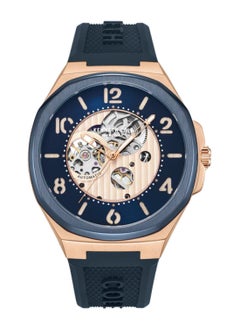 Kenneth Cole Men's Analog Automatic Blue Silicone Strap Watch KCWGR2233101 - 43mm  - Image 1