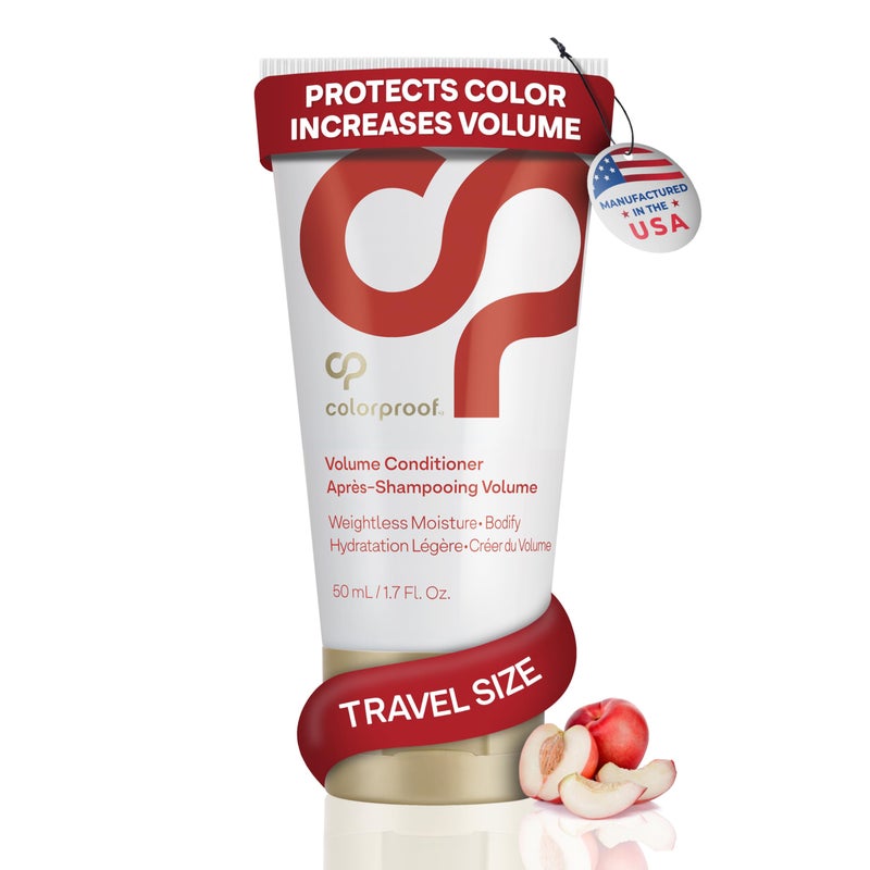 Colorproof Volume Conditioner for Women 17 Fl Oz Volume Conditioner White Nectarine Scent Travel Size Sulfate Free Conditioner