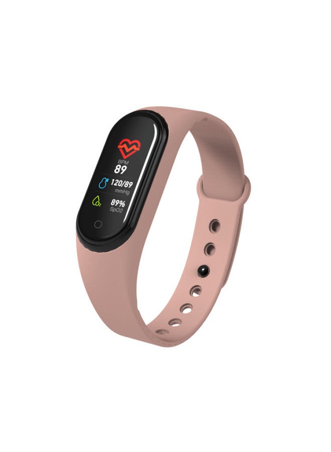 M4m8 Smart Bluetooth Bracelet True Heart Rate Health Sports Watch Step Counter - Image 1