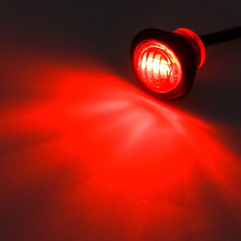 Partsam 10 LED Red 3/4" Clearance Marker Lights - Image 5