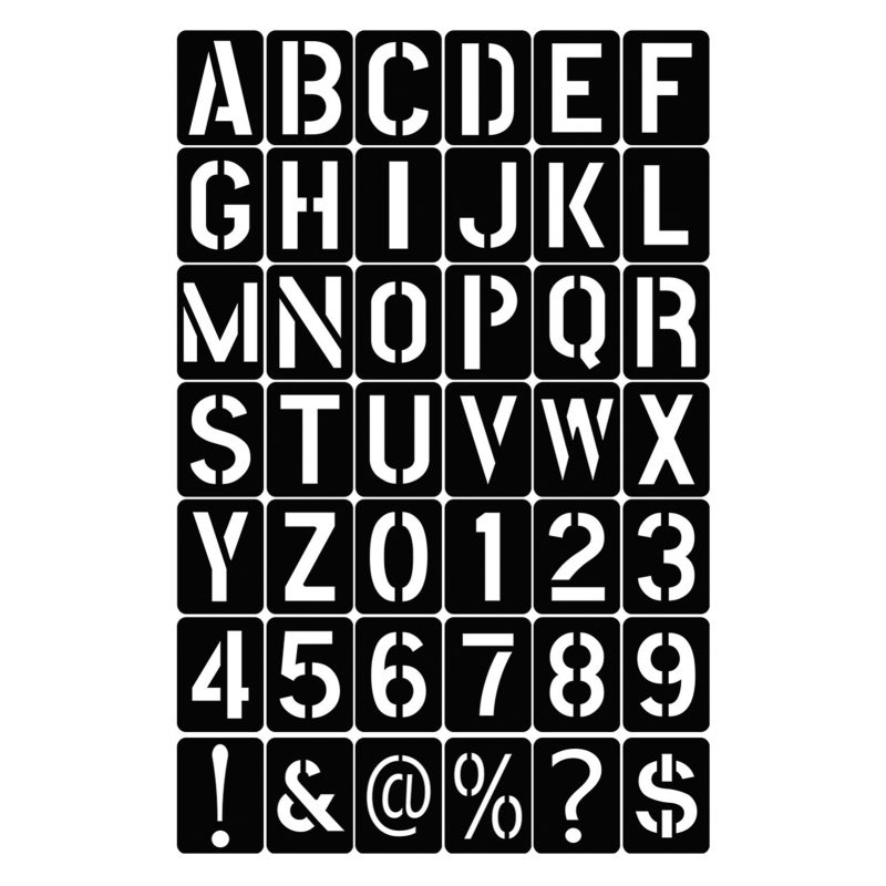 Christmas Stencils: 42pcs 10*7.6cm PP Material - Individual Sheet Design, Round Edges for Notebook Decorations, Scrapbooking, School Projects - Image 1