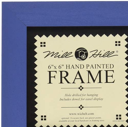 Mill Hill Wooden Frame, Matte Periwinkle, 6 x 6 - Image 2