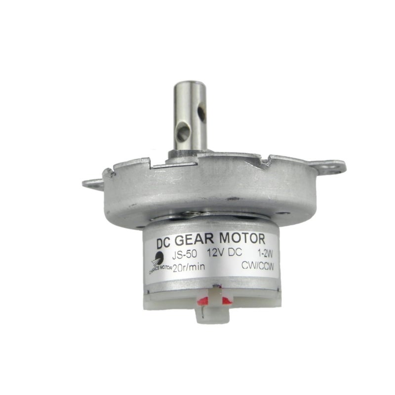 CHANCS Slow Speed Motor JS-50 12V DC 20RPM CW/CCW Brushless Mini DC Gear Motor Gear Electric Motor - Image 5