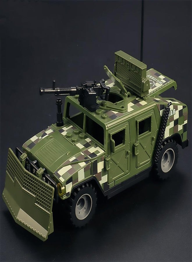 ENHANA Military Vehicles Building Blocks Sets Compatible with Lego, Military Off-Road Vehicle Set, Army Model Kit, STEM Toys for Boys, Kids, and Teens Ages 8-14(Green) - Image 1
