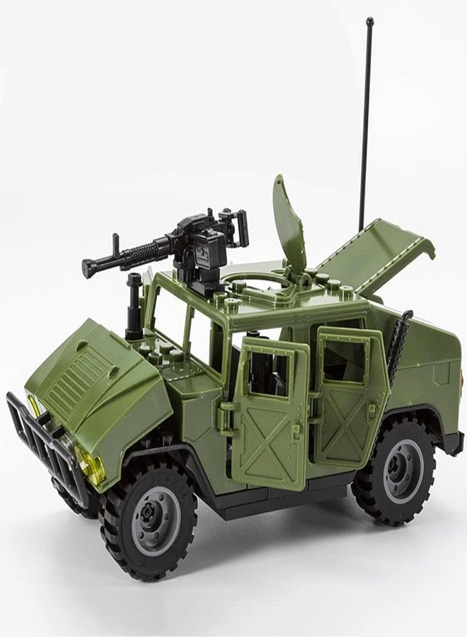 ENHANA Military Vehicles Building Blocks Sets Compatible with Lego, Military Off-Road Vehicle Set, Army Model Kit, STEM Toys for Boys, Kids, and Teens Ages 8-14(Green) - Image 3