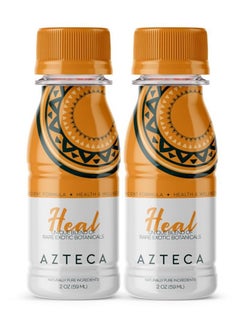 Heal Organic Energy Shot - All Natural Pre-Workout Boost & Fast Recovery Endurance Shot With B12, 4-5Hrs Pure Energy - High Performance, Strength, Mood, Mental Clarity & Heart Health Enhancer (2 Pack)