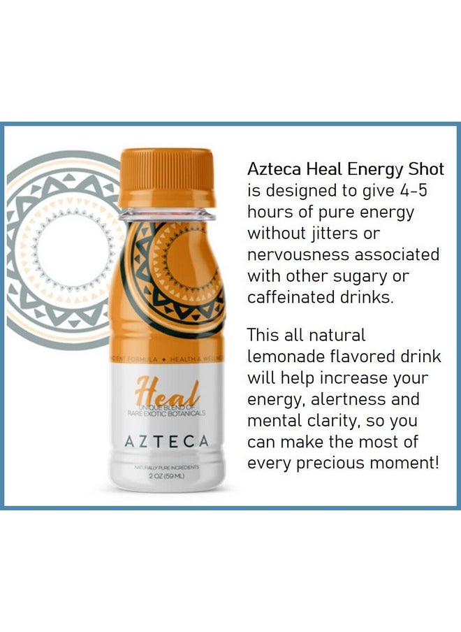 Health & Household - Heal Organic Energy Shot - All Natural Pre-Workout Boost & Fast Recovery Endurance Shot With B12, 4-5Hrs Pure Energy - High Performance, Strength, Mood, Mental Clarity & Heart Health Enhancer (2 Pack) - Image 1