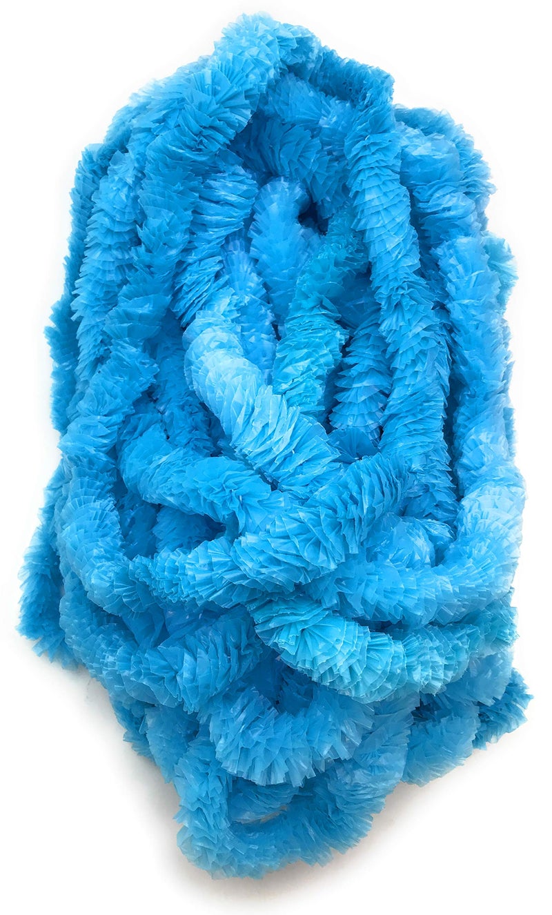 Oojami Baby Gender Reveal Leis Pack 48 Mahalo Hawaiian Luau Party Leis 24 Blue & 24 Pink Flower Necklaces for Baby Shower, Gender Reveal Party Favors & Announcement Decorations - Image 2
