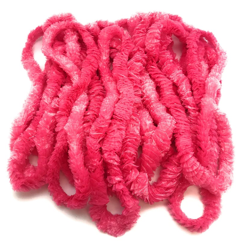Oojami Baby Gender Reveal Leis Pack 48 Mahalo Hawaiian Luau Party Leis 24 Blue & 24 Pink Flower Necklaces for Baby Shower, Gender Reveal Party Favors & Announcement Decorations - Image 4