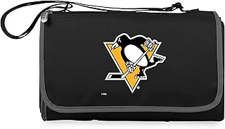 PICNIC TIME PICNIC TIME NHL Pittsburgh Penguins Outdoor Picnic Blanket Tote  - Image 1