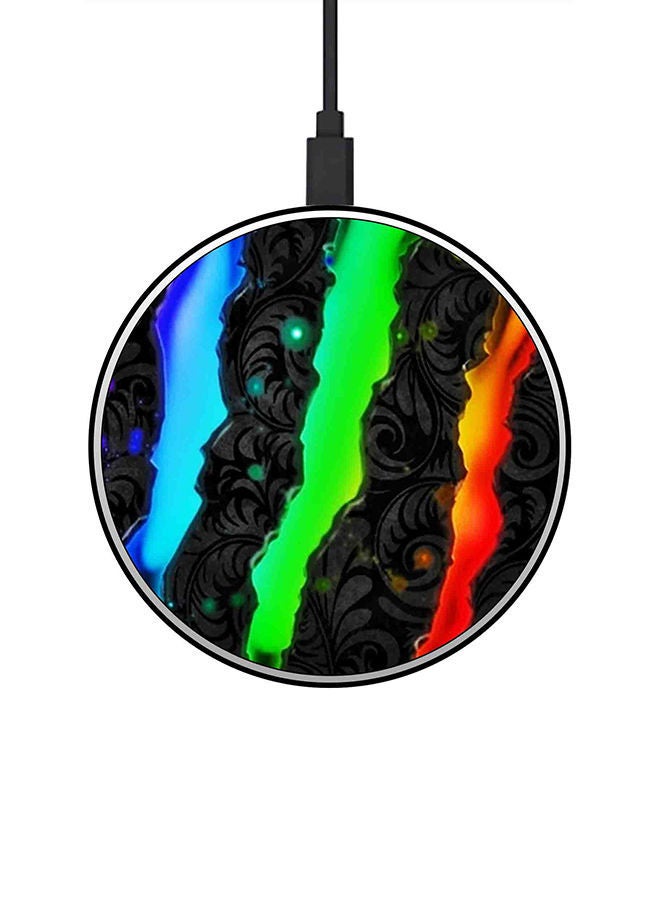 نيبمينينت شاحن لاسلكي سريع رفيع للغاية بقدرة 15 وات متعدد الألوان - Image 1