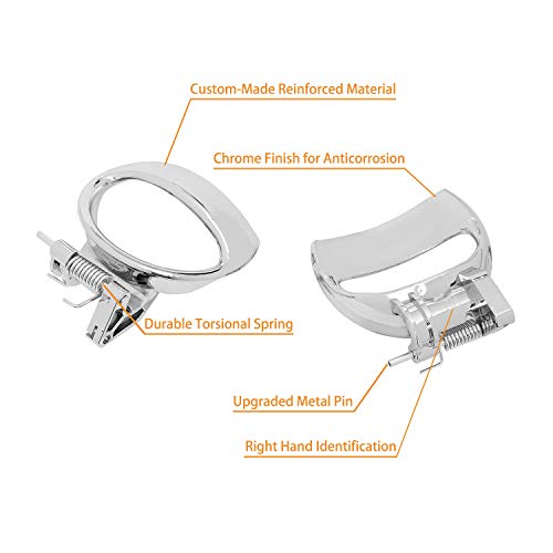 Gledewen Interior Door Handle Front Rear Driver & Passenger Side Pair | for 2006-2011 Chevy HHR | Replaces# 19299614, 19299613 - Image 4