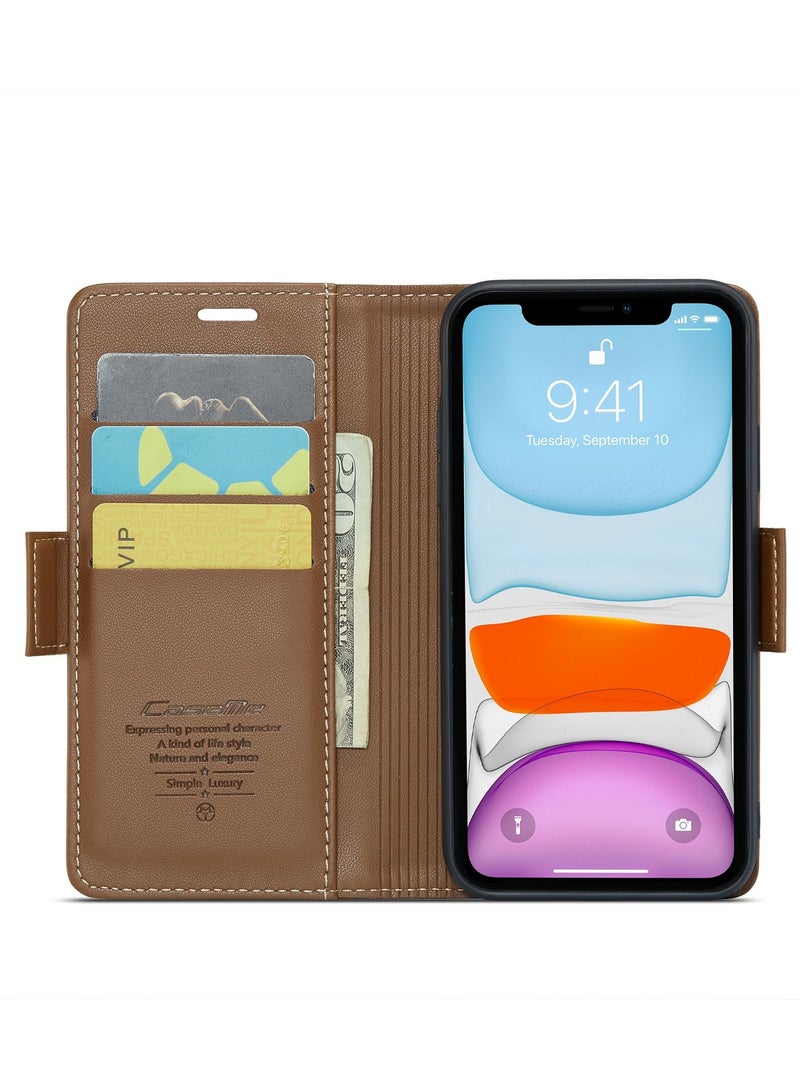 Suteni Flip Cover Leather Protective Mobile Phone Case for iPhone - Image 2