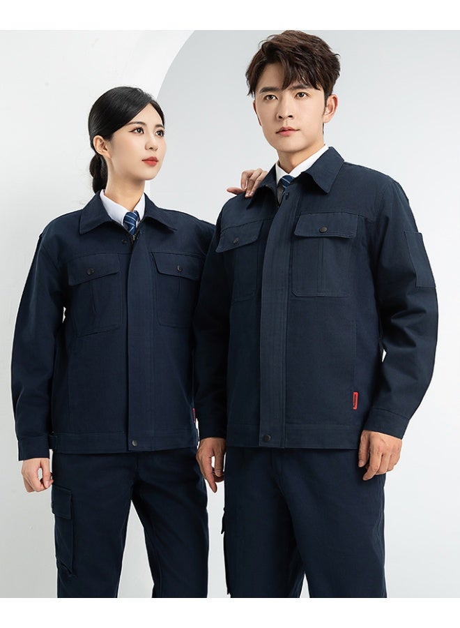 NIBEMINENT Pure Cotton Spring Autumn Work Uniform Electric Welding Men Women Maintenance Clothing Labor Protection Clothing - Image 2