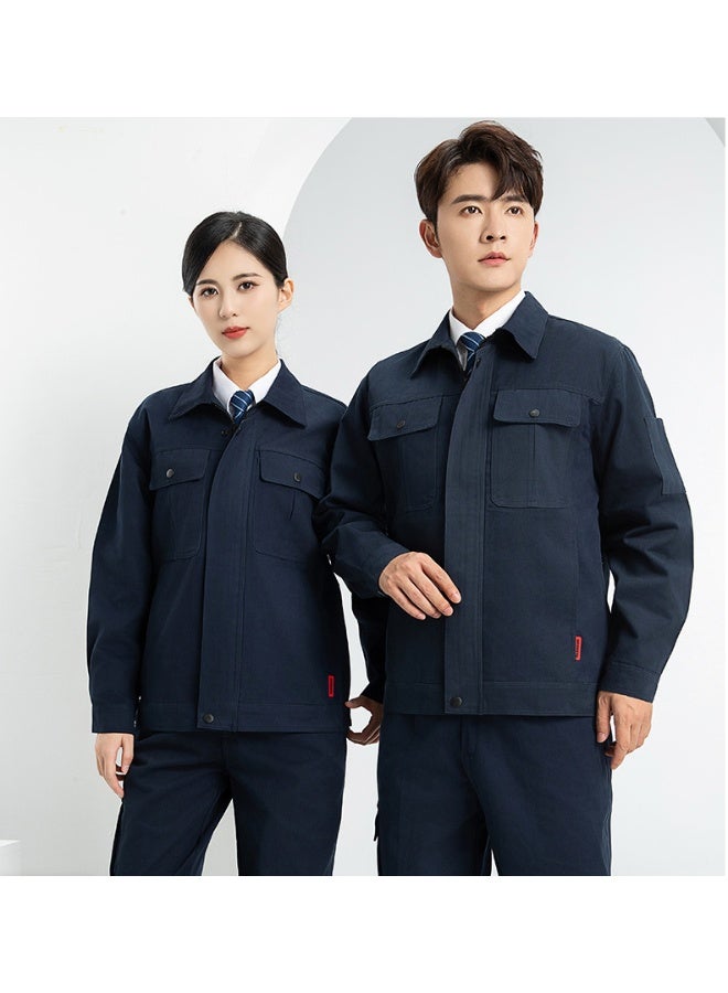 NIBEMINENT Pure Cotton Spring Autumn Work Uniform Electric Welding Men Women Maintenance Clothing Labor Protection Clothing - Image 1