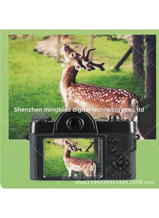 Generic 4K DSLR Student Digital Camera HD IPS Screen Digital Video Camera-Body Color:Diamond Black  - Image 4