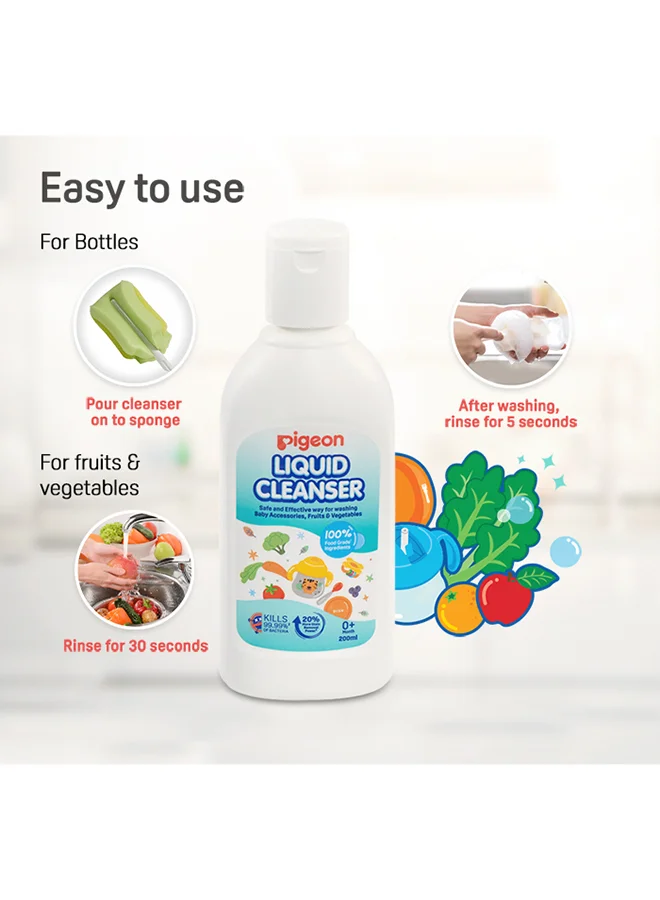 pigeon Liquid Cleanser 200ml - Packaging may vary