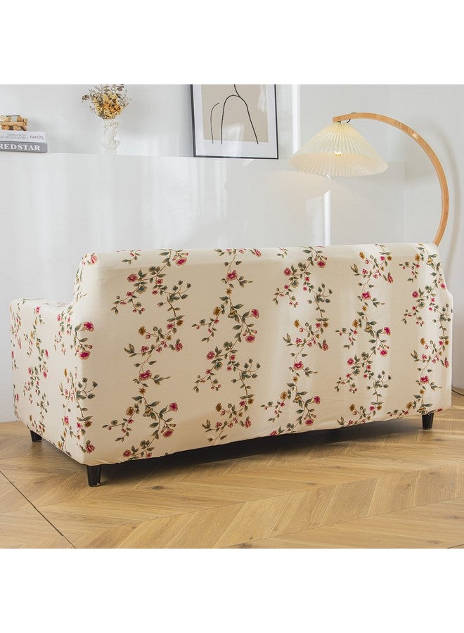 هاوس أوف كويرك غطاء أريكة House of Quirk Universal Single Seater Cover Big Elastic Cover for Sofa 140 GSM (Beige Tulip, 90-145cm) - Image 5