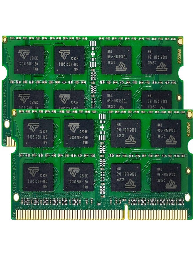 تايم تيك مجموعة ذاكرة Timetec سعة 8 جيجابايت (قطعتان × 4 جيجابايت) DDR3L / DDR3 بتردد 1600 ميجاهرتز PC3L-12800 / PC3-12800 غير مزودة بتقنية تصحيح الأخطاء ECC وغير مخزنة مؤقتًا بجهد 1.35 فولت / 1.5 فولت CL11 2Rx8 ثنائية الرتبة 204 دبوس SODIMM لأجهزة الكمبيوتر المحمولة والمكتبية، وحدة ترقية ذاكرة RAM - Image 2