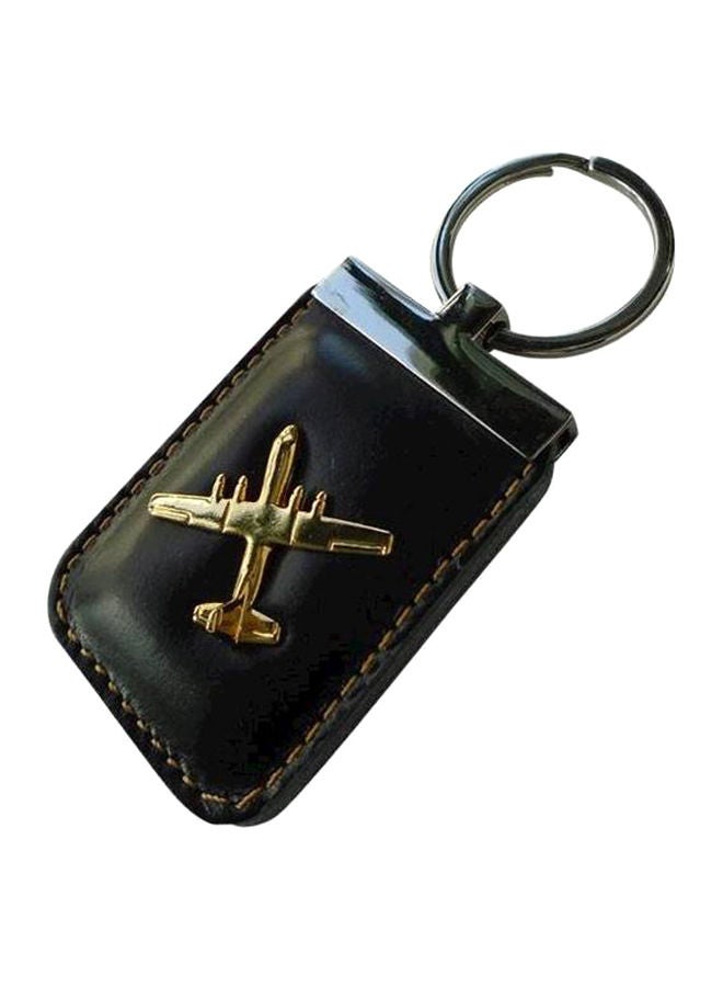 إسكدنيا سلسلة مفاتيح من الجلد والمعدن بتصميم طائرة C130