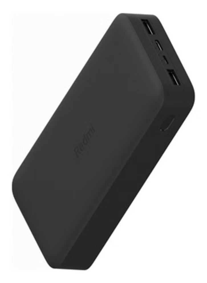 JAJEEK Redmi 18W Fast Charger Power Bank 20,000mAh (Xiaomi) – Ultra-Fast Charging for Phones, Tablets, Laptops, and More, High Capacity, Portable Power Solution for On-the-Go, Dual USB Output, Quick Recharge, Black - Image 2