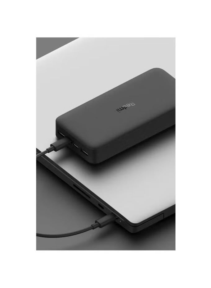 JAJEEK Redmi 18W Fast Charger Power Bank 20,000mAh (Xiaomi) – Ultra-Fast Charging for Phones, Tablets, Laptops, and More, High Capacity, Portable Power Solution for On-the-Go, Dual USB Output, Quick Recharge, Black - Image 4