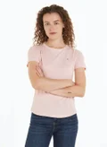 TOMMY HILFIGER 1985 Collection Textured Stripe Slim T-Shirt